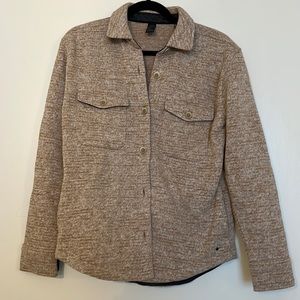 Prana Tri Thermal Shacket in “Snowflake”